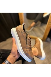 Mens Sneakers - Tan - 555 - 2
