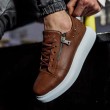 Mens Sneakers - Tan - 555