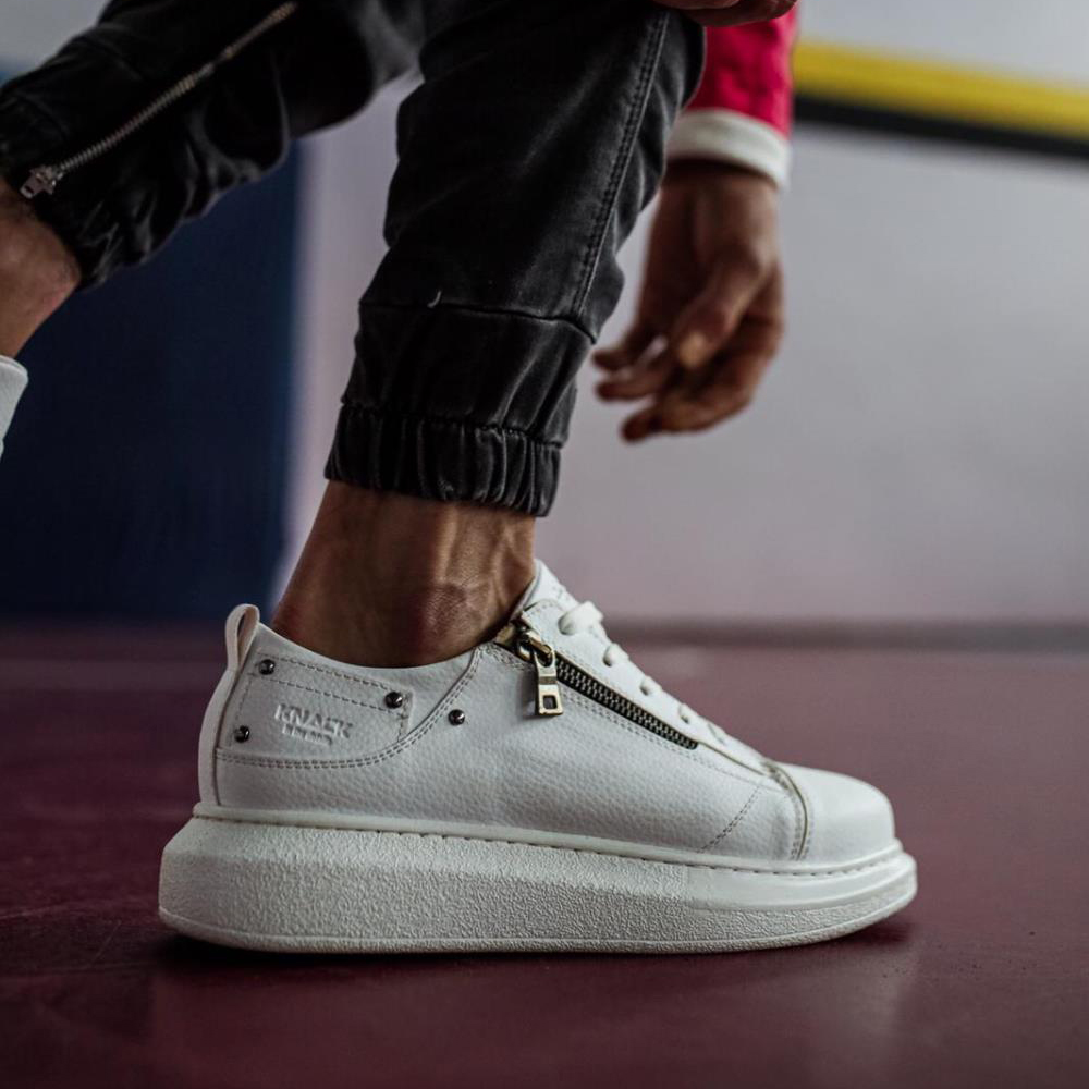 Mens Sneakers - White - 555