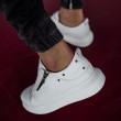 Mens Sneakers - White - 555