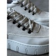 Mens Sneakers - White Suede - 600