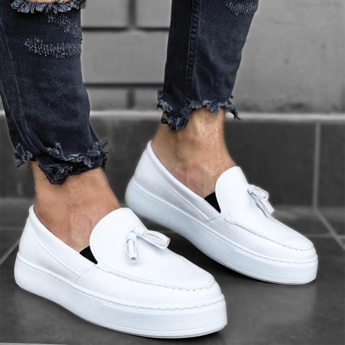 Mens Sneakers - White - 717