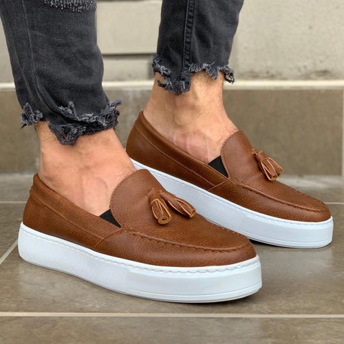 Mens Sneakers - Tan - 717