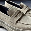 Mens Loafer - Beige Suede - 779