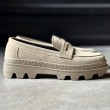 Mens Loafer - Beige Suede - 779