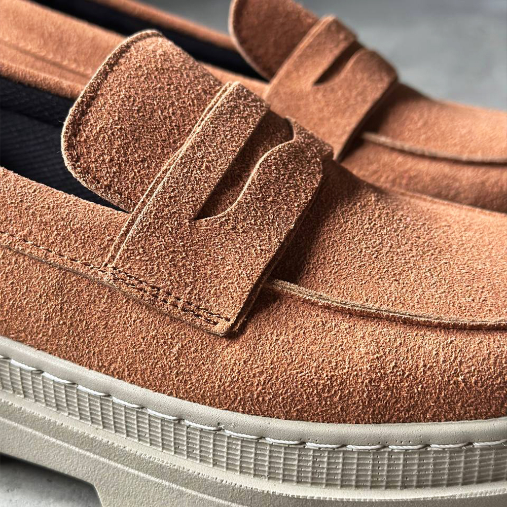 Mens Loafer - Tan Suede - 779