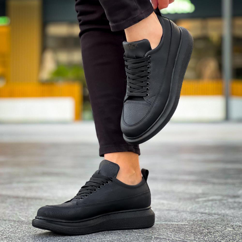 Mens Sneakers - Black - 814