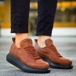 Mens Sneakers - Tan Black - 814
