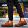 Mens Sneakers - Tan Black - 814