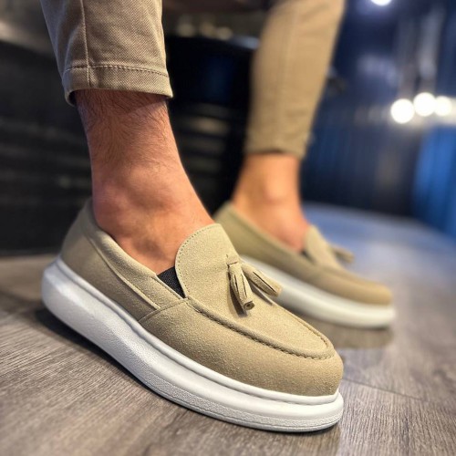 Mens Classic Shoes - Mink - 818