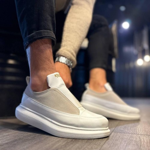 Mens Sneakers - White - 911