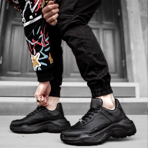 Mens Sneakers - Black - N75