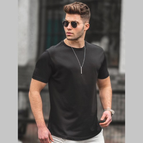 Mens T-shirt - Black - 4951