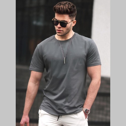 Mens T-shirt - Dark Gray - 4951