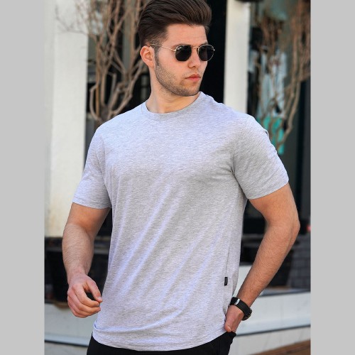 Mens T-shirt - Gray - 4951