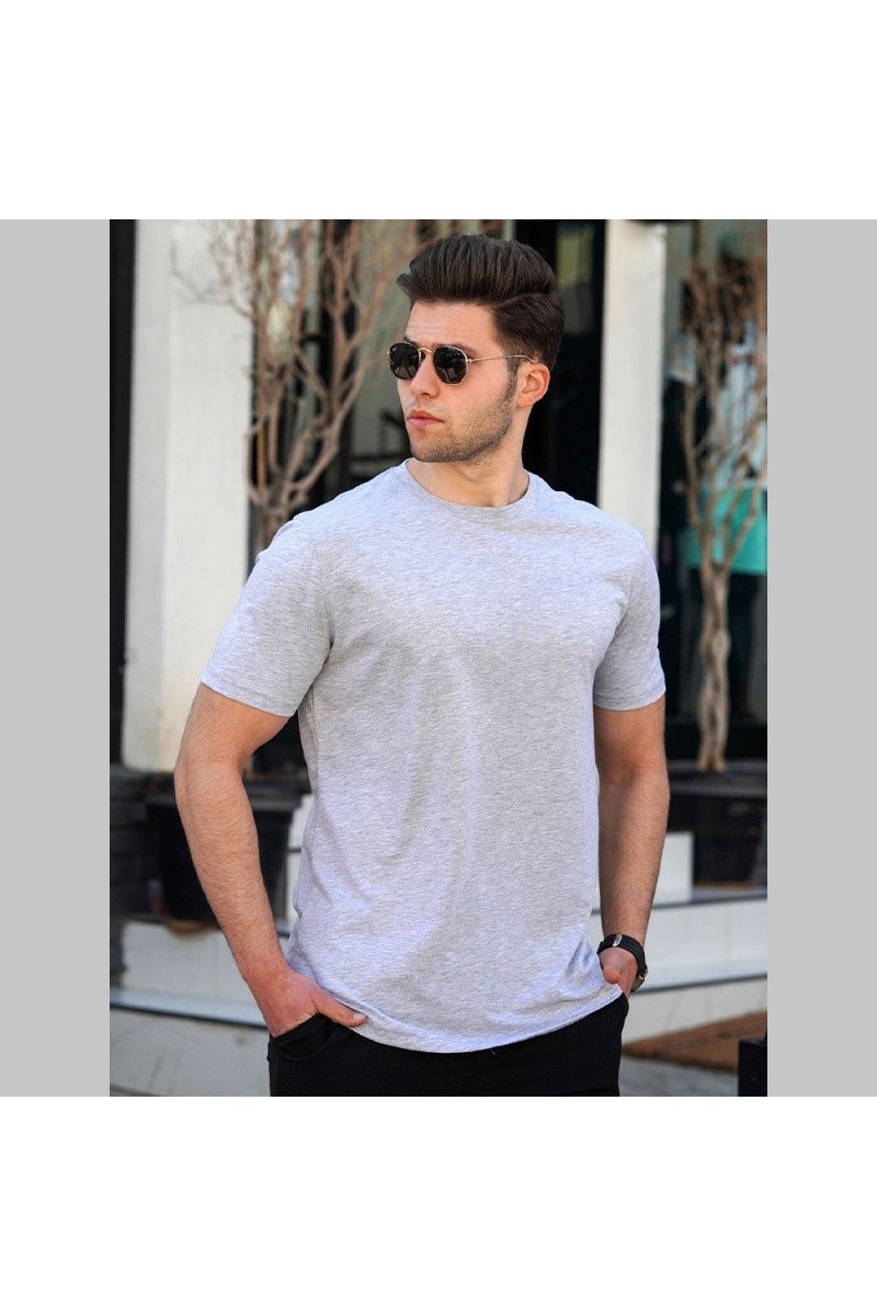 Mens T-shirt - Gray - 4951