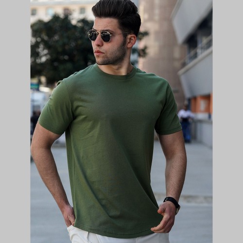 Mens T-shirt - Khaki - 4951