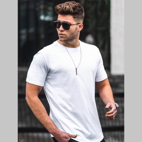 Mens T-shirt - White - 4951