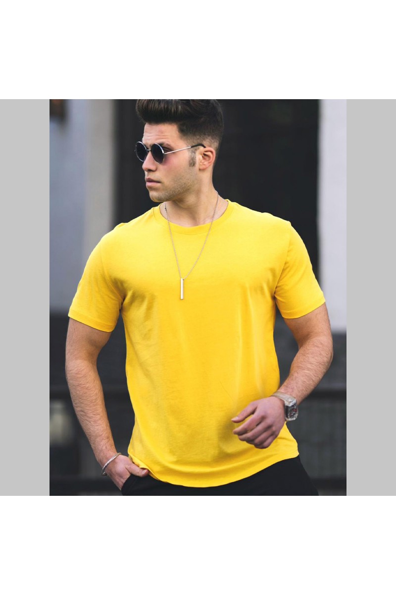 Mens T-shirt - Yellow - 4951