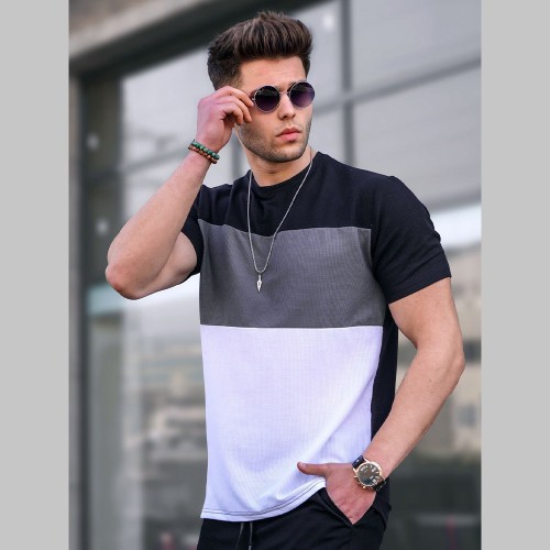 Mens T-shirt - Black - 5826