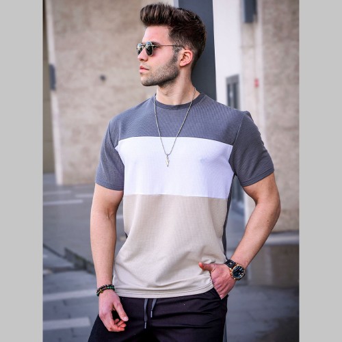 Mens T-shirt - Dark Gray - 5826