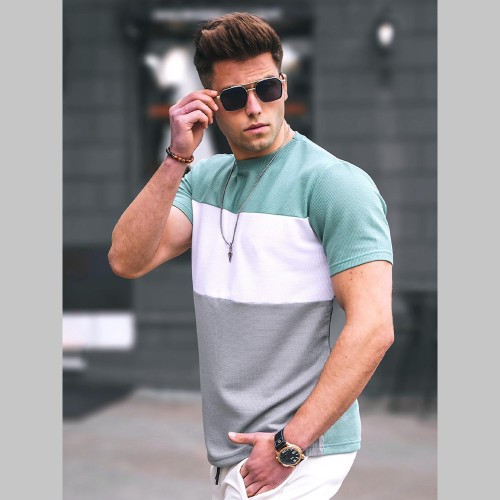 Mens T-shirt - Green - 5826