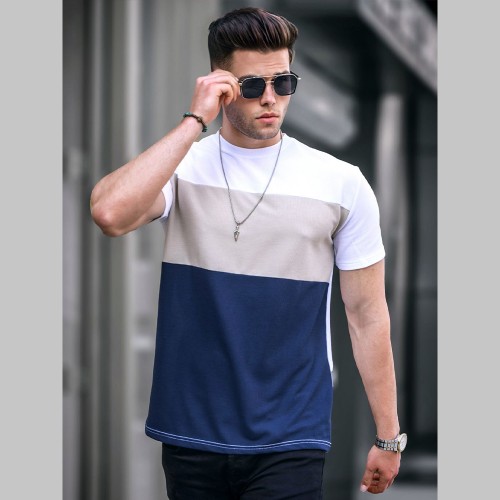 Mens T-shirt - White - 5826