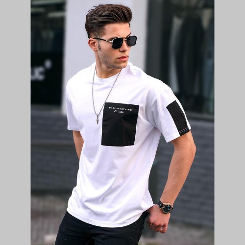 Mens T-shirt - White - 5832