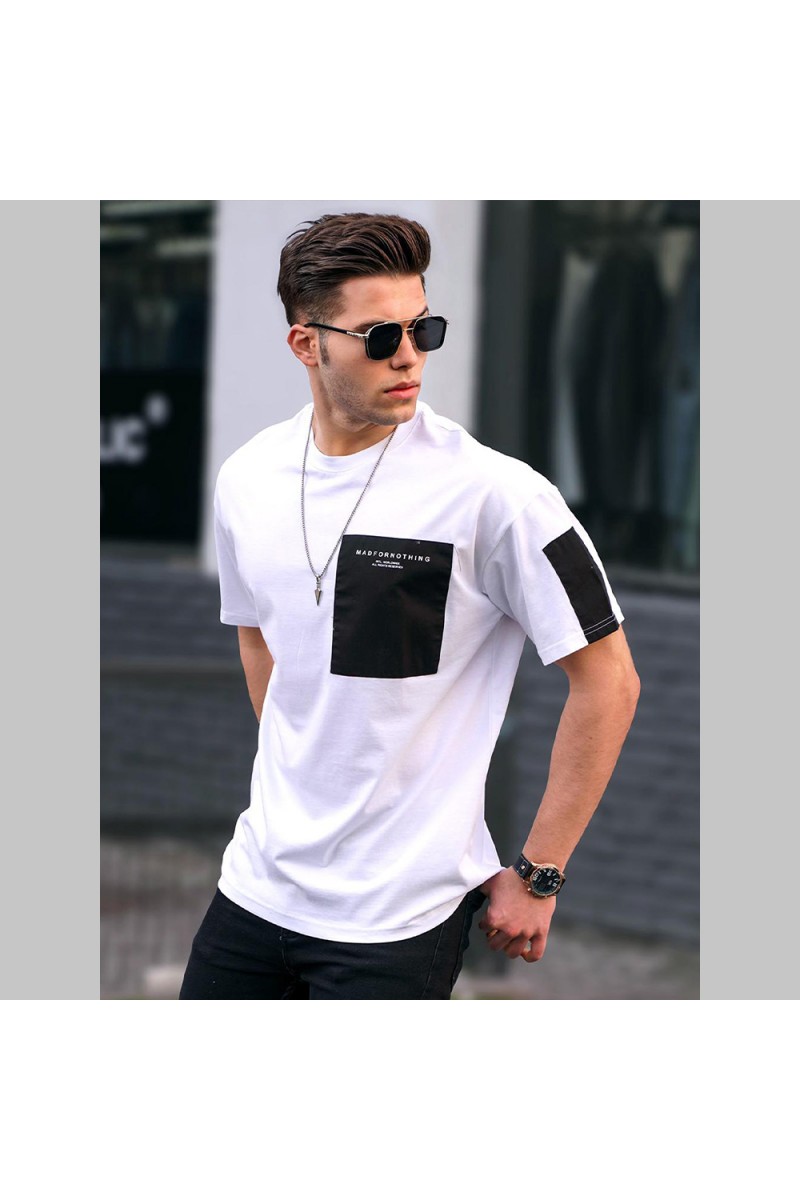 Mens T-shirt - White - 5832