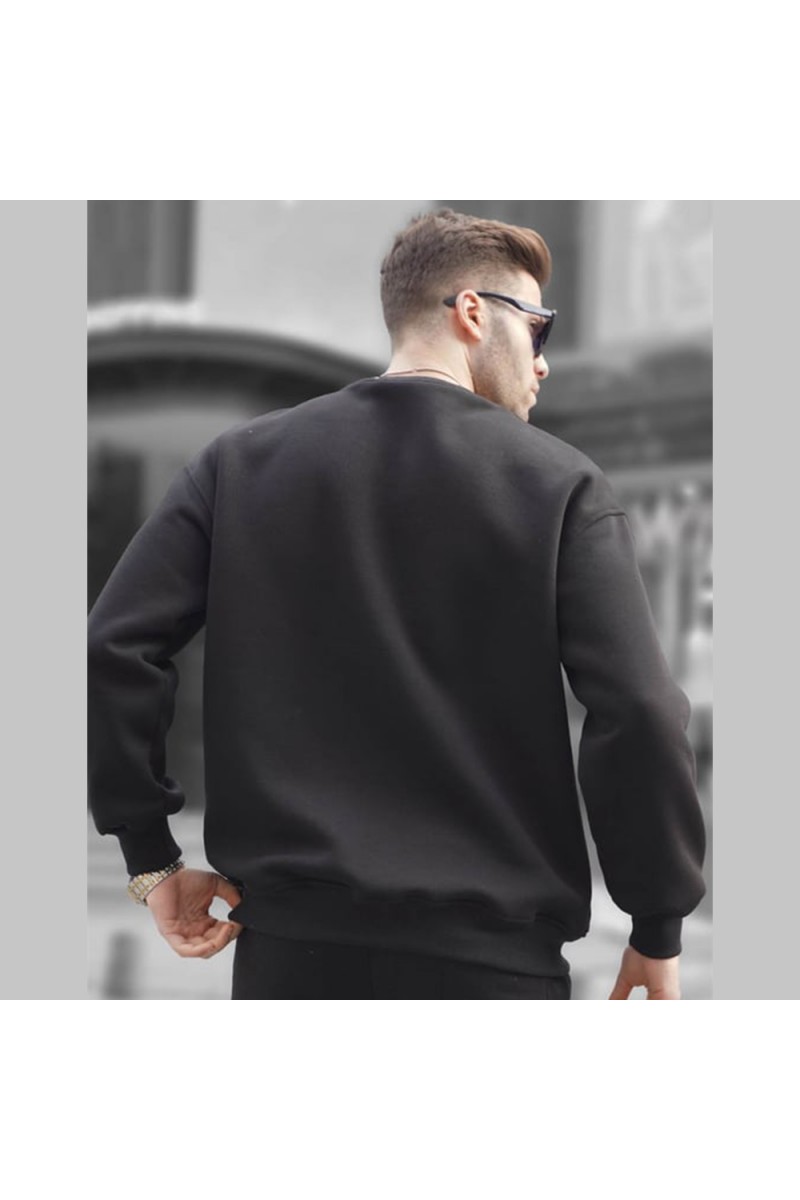 Mens Sweatshirt - Black - 6048