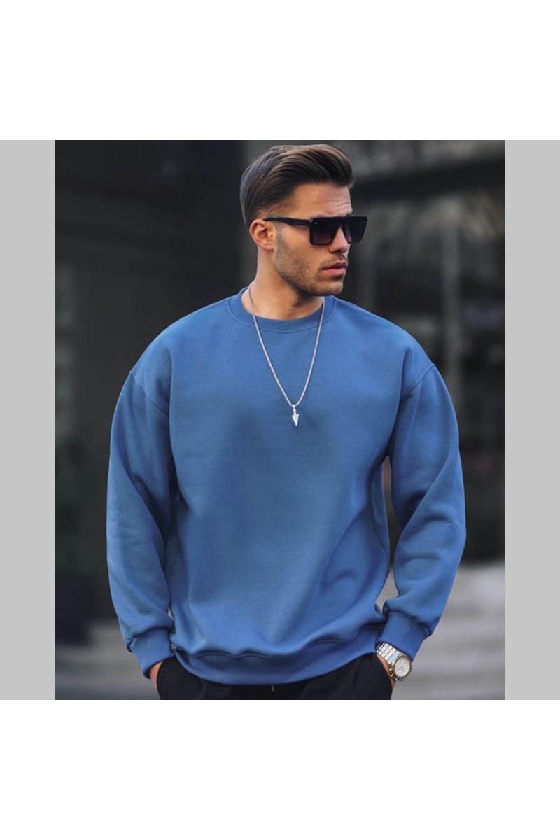 Mens Sweatshirt - Blue - 6048