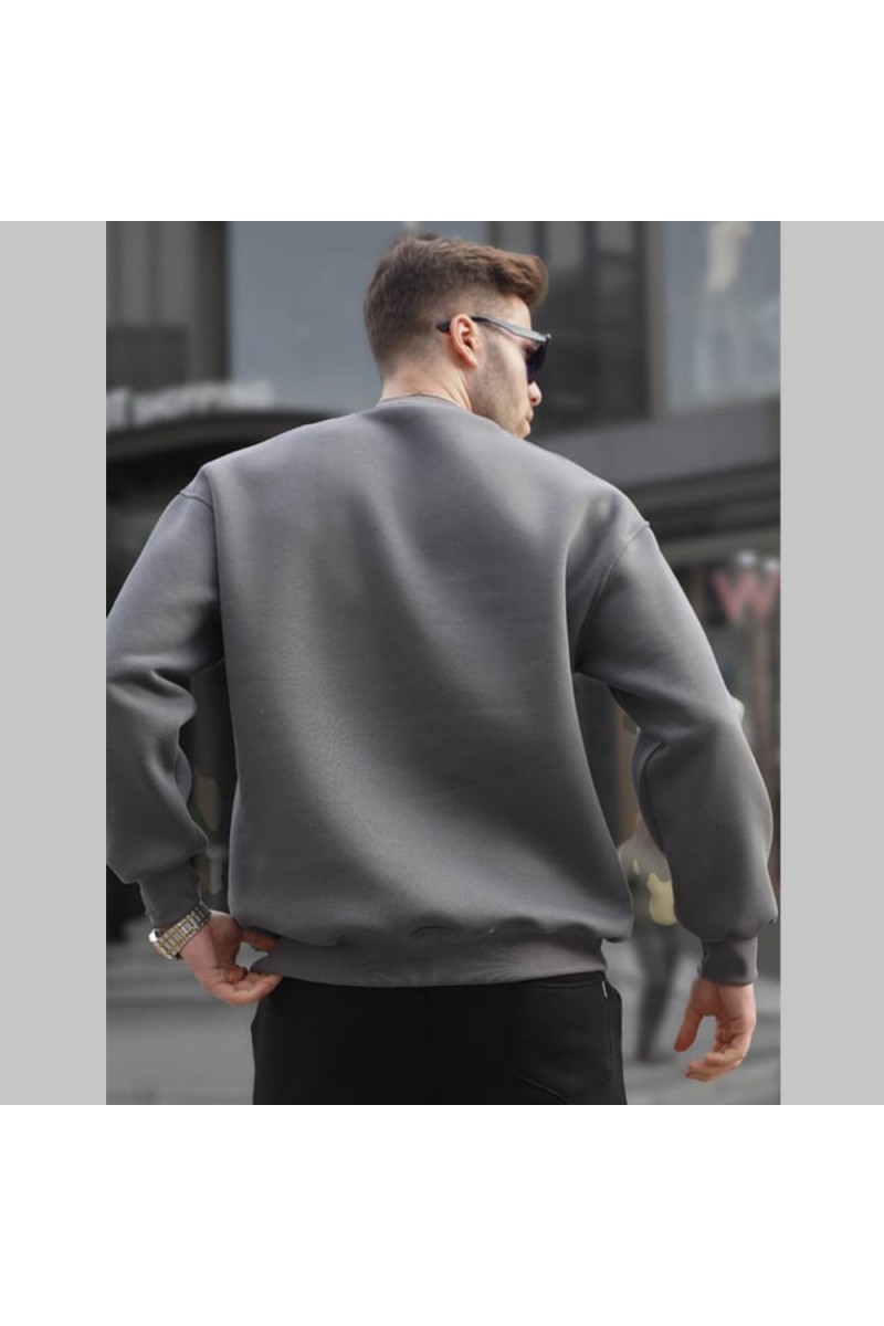 Mens Sweatshirt - Gray - 6048