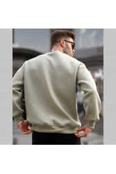Mens Sweatshirt - Green - 6048 - 2