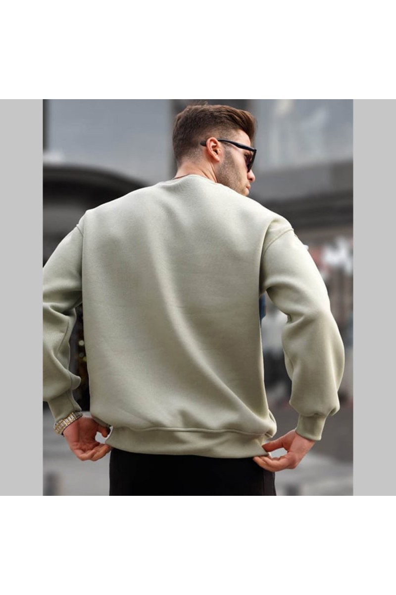 Mens Sweatshirt - Green - 6048 - 2
