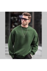 Mens Sweatshirt - Khaki - 6048