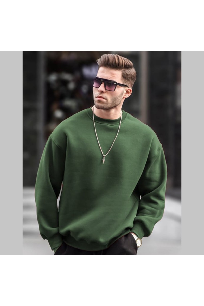 Mens Sweatshirt - Khaki - 6048