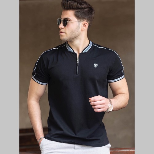 Mens T-shirt - Black - 9281