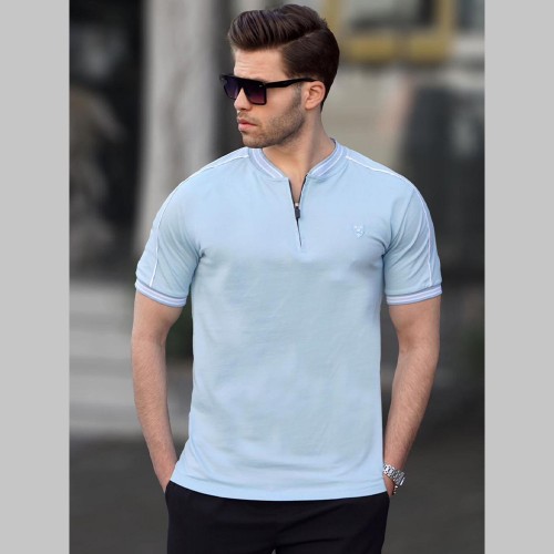Mens T-shirt - Blue - 9281