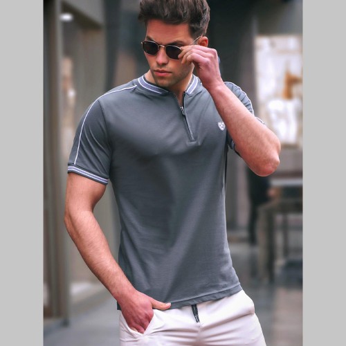 Mens T-shirt - Dark Gray - 9281