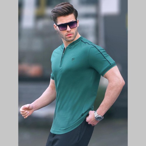 Mens T-shirt - Dark Green - 9281