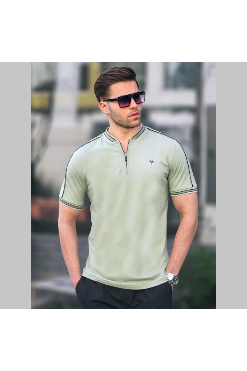 Mens T-shirt - Green - 9281 - 2