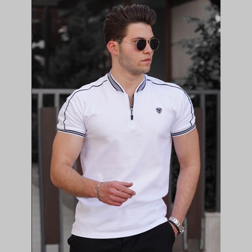 Mens T-shirt - White - 9281