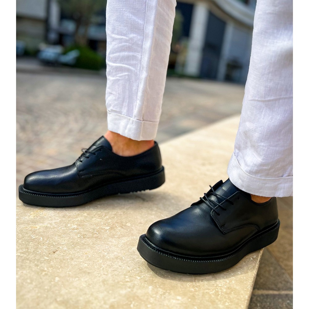 Mens Classic Shoes - Black - 001