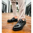 Mens Classic Shoes - Black Patent Leather - 001