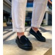 Mens Loafer - Black Patent Leather - 002