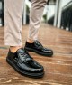 Mens Classic Shoes - Black Patent Leather - 003
