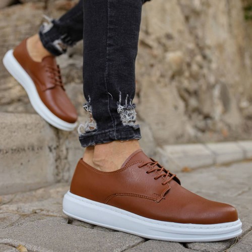 Men's Classic Shoes - Tan - 003