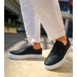Mens Sneakers - Black White - 005