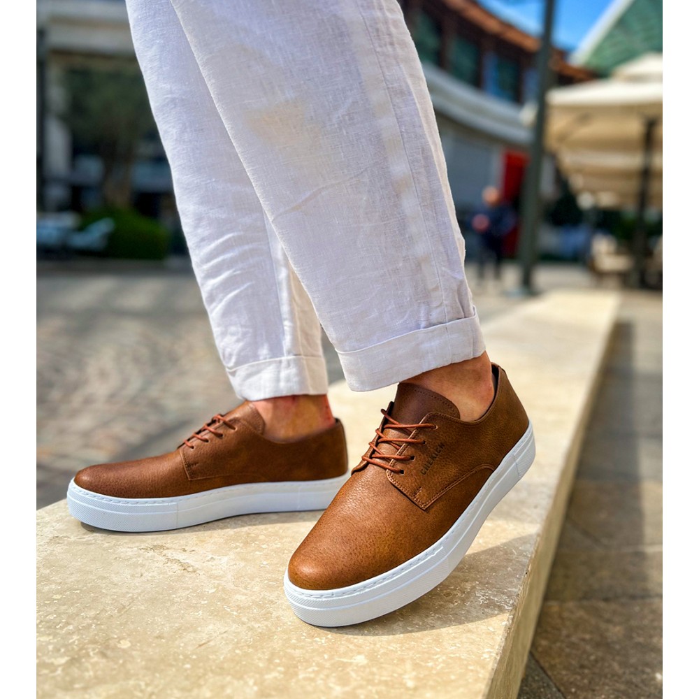 Mens Sneakers - Tan - 005