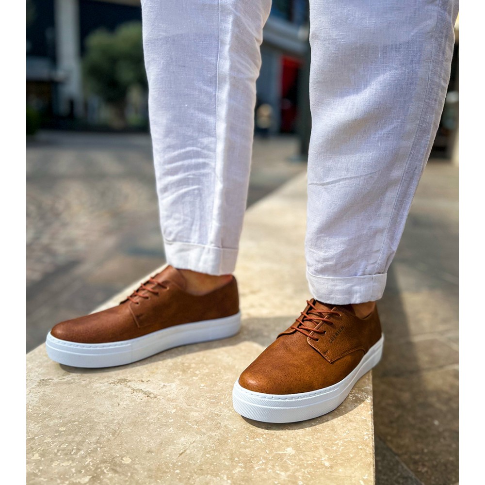 Mens Sneakers - Tan - 005